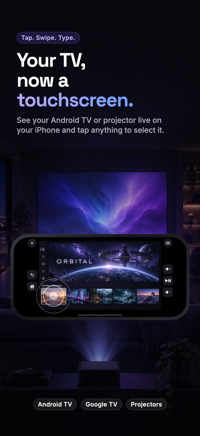Remote with live preview