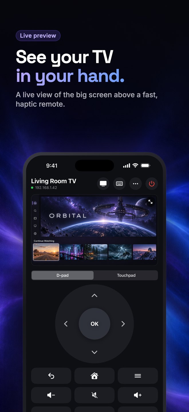 Full-screen control